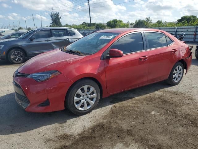 TOYOTA COROLLA L 2017 with VIN 5YFBURHE1HP676492 - Photo from auction
