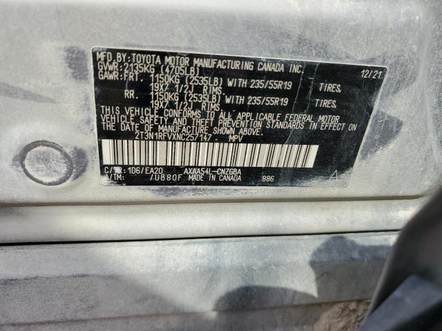Photo 14 from auction – 2022 TOYOTA RAV4 LIMIT with VIN 2T3N1RFVXNC257147