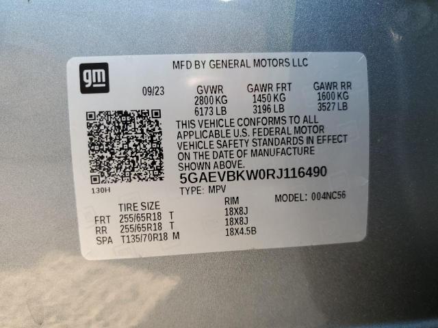 Photo 14 from auction – 2024 BUICK ENCLAVE PR with VIN 5GAEVBKW0RJ116490