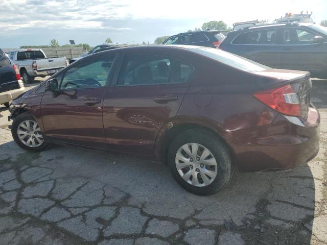 Photo 2 from auction – 2012 HONDA CIVIC LX with VIN 19XFB2F50CE032719