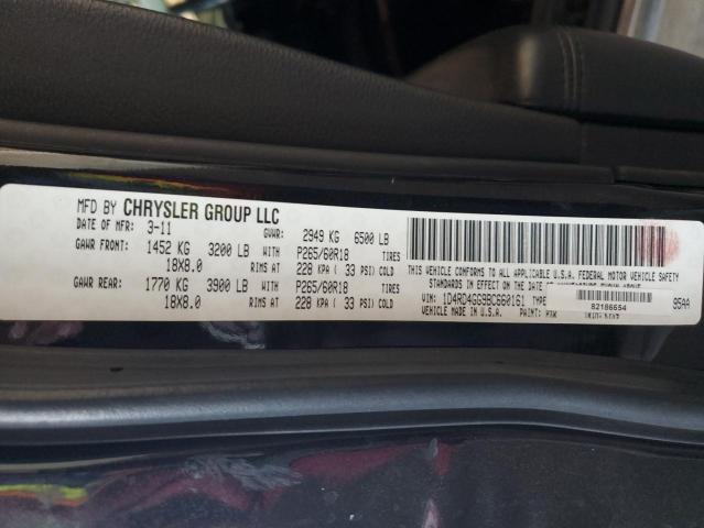 Photo 14 from auction – 2011 DODGE DURANGO CR with VIN 1D4RD4GG9BC660161