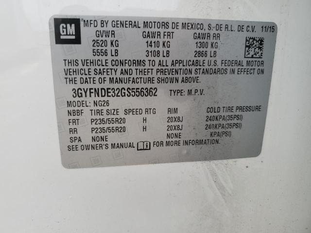 Photo 14 from auction – 2016 CADILLAC SRX PREMIU with VIN 3GYFNDE32GS556362