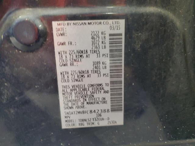 Photo 14 from auction – 2015 NISSAN ROGUE S with VIN 5N1AT2MV8FC842388