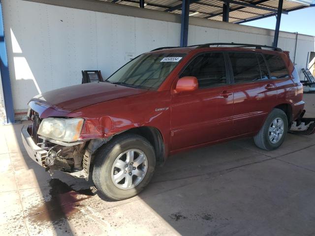 TOYOTA HIGHLANDER 2002 with VIN JTEGF21A820063104 - Photo from auction