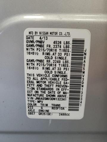 Photo 14 from auction – 2013 NISSAN ROGUE S with VIN JN8AS5MV3DW132341