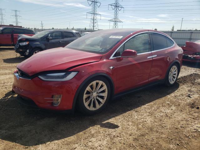 TESLA MODEL X 2017 with VIN 5YJXCAE20HF061352 - Photo from auction