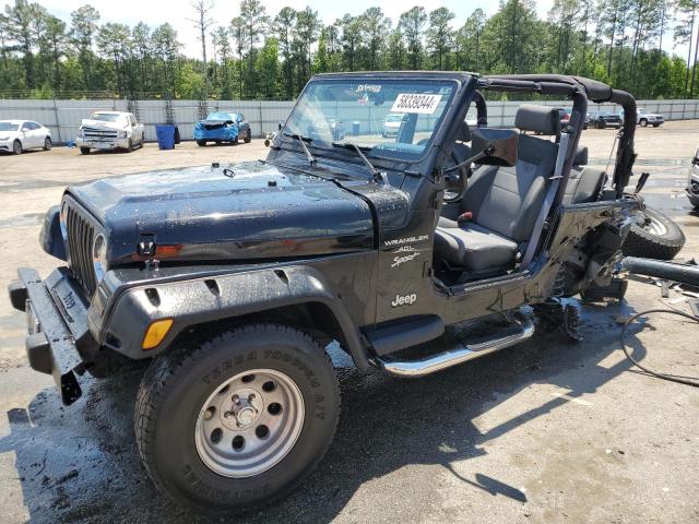 JEEP WRANGLER / 2000 with VIN 1J4FA49S9YP747418 - Photo from auction