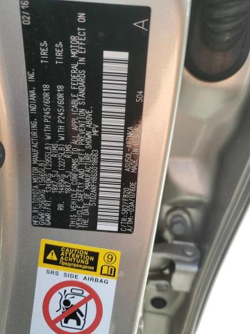 Photo 14 from auction – 2016 TOYOTA HIGHLANDER with VIN 5TDZARFH8GS018663