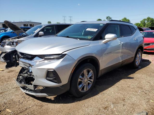 Photo 1 from auction – 2021 CHEVROLET BLAZER 3LT with VIN 3GNKBDRS5MS501857