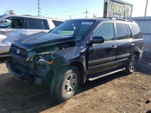HONDA PILOT EXL 2004 with VIN 2HKYF18674H515344 - Photo from auction