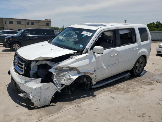 HONDA PILOT EXL 2013 with VIN 5FNYF3H67DB020359 - Photo from auction