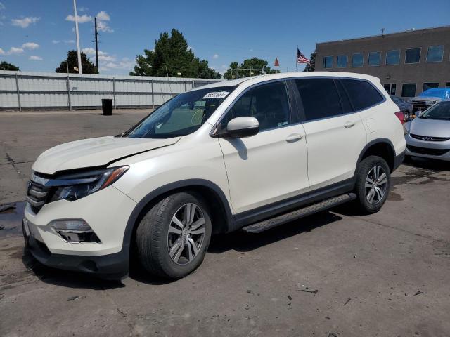 HONDA PILOT EXL 2018 with VIN 5FNYF6H56JB003718 - Photo from auction