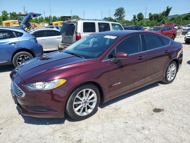 FORD FUSION SE 2017 with VIN 3FA6P0LU5HR347698 - Photo from auction