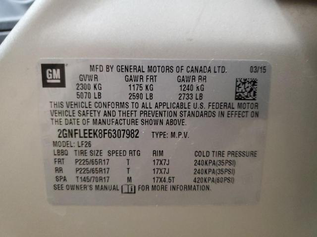 Photo 14 from auction – 2015 CHEVROLET EQUINOX LS with VIN 2GNFLEEK8F6307982