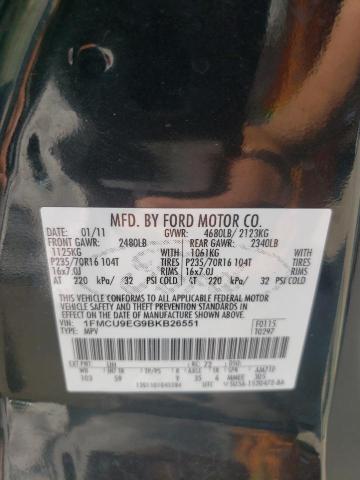 Photo 14 from auction – 2011 FORD ESCAPE LIM with VIN 1FMCU9EG9BKB26551