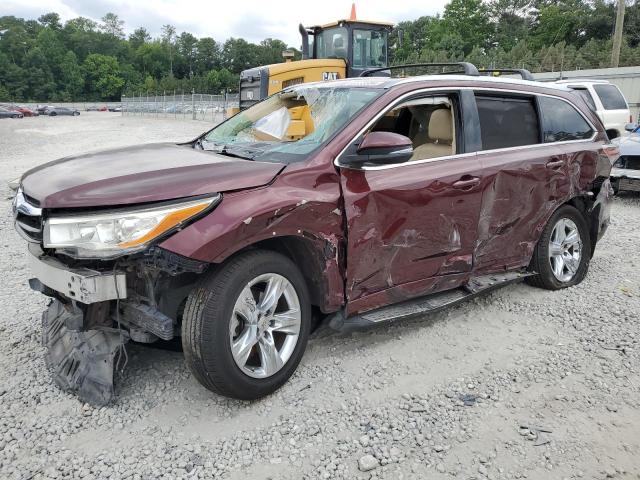 TOYOTA HIGHLANDER 2015 with VIN 5TDYKRFHXFS092223 - Photo from auction