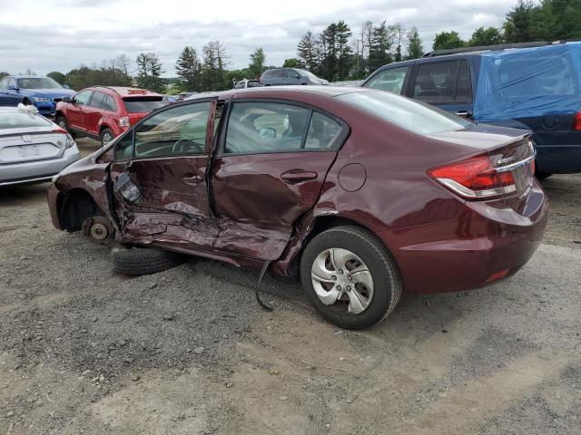 Photo 2 from auction – 2014 HONDA CIVIC LX with VIN 19XFB2F54EE234515