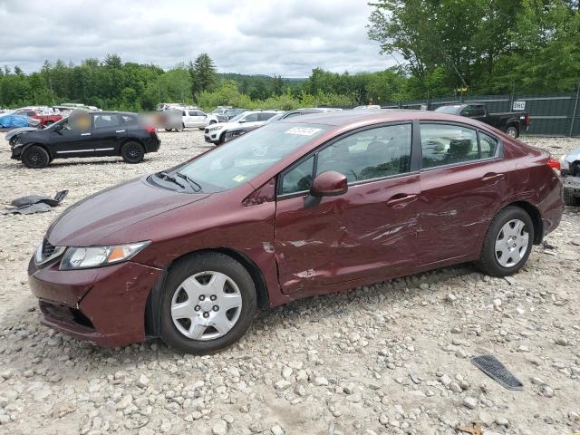 Photo 1 from auction – 2013 HONDA CIVIC LX with VIN 19XFB2F58DE274191