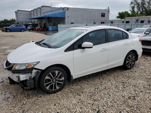 HONDA CIVIC EX 2015 مع رقم تعريف المركبة 19XFB2F87FE069667 - صورة من المزاد