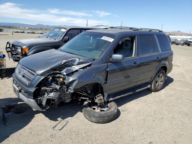 HONDA PILOT EXL 2005 with VIN 2HKYF18795H500080 - Photo from auction