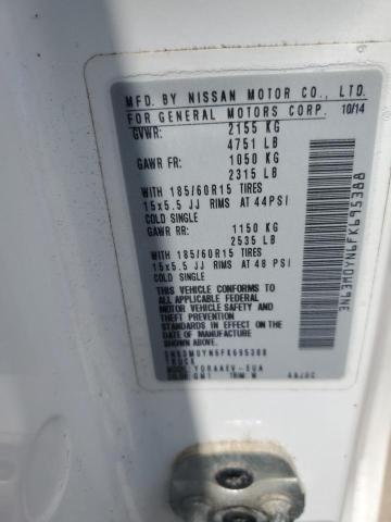 Photo 14 from auction – 2015 CHEVROLET CITY EXPRE with VIN 3N63M0YN6FK695388