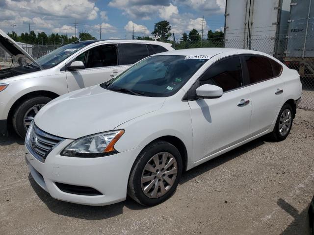 NISSAN SENTRA S 2015 with VIN 3N1AB7AP9FL665786 - Photo from auction