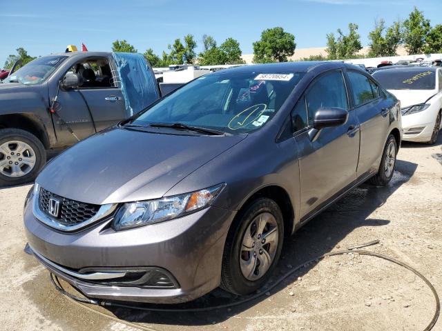 HONDA CIVIC LX 2014 with VIN 19XFB2F51EE061410 - Photo from auction