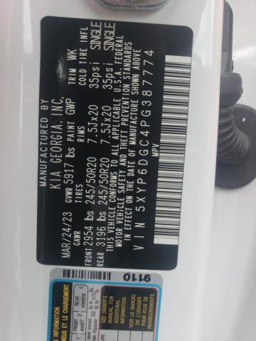 Photo 14 from auction – 2023 KIA TELLURIDE with VIN 5XYP6DGC4PG387774
