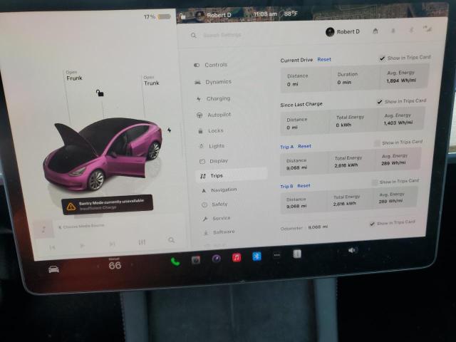 Photo 9 from auction – 2023 TESLA MODEL 3 with VIN 5YJ3E1EA9PF569107