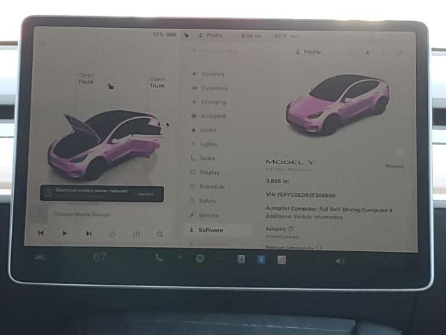Zdjęcie 9 z aukcji – 2025 TESLA MODEL Y z VIN 7SAYGDED9SF306686
