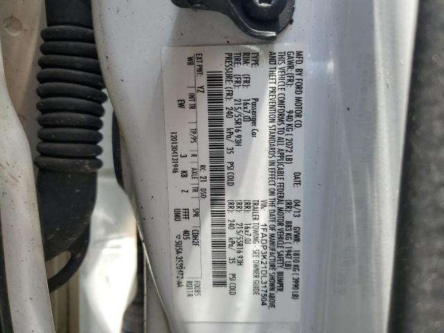 Photo 14 from auction – 2013 FORD FOCUS SE with VIN 1FADP3K21DL317504