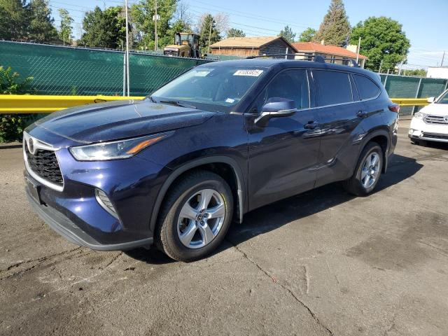 TOYOTA HIGHLANDER L 2021 with VIN 5TDCZRAH2MS089892 - Photo from auction