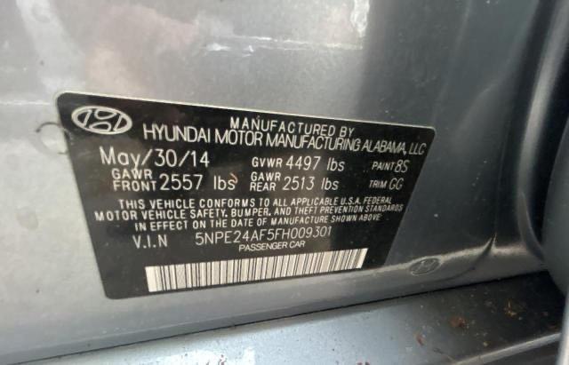Photo 10 from auction – 2015 HYUNDAI SONATA SE with VIN 5NPE24AF5FH009301