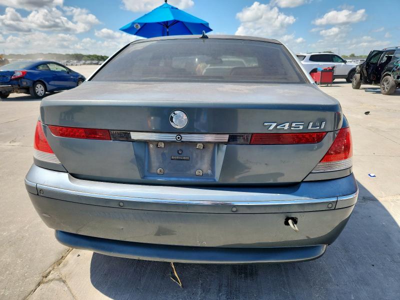 Photo 6 from auction – 2003 BMW 745 LI with VIN WBAGN63433DR14772