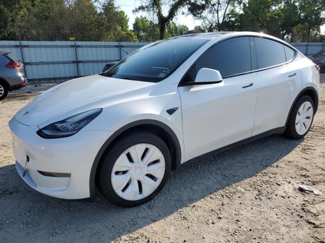 TESLA MODEL Y 2021 with VIN 5YJYGDEE1MF246055 - Photo from auction