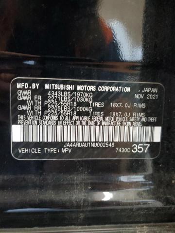 Photo 14 from auction – 2022 MITSUBISHI OUTLANDER with VIN JA4ARUAU1NU002546