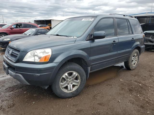 HONDA PILOT EX 2005 with VIN 5FNYF18485B021735 - Photo from auction