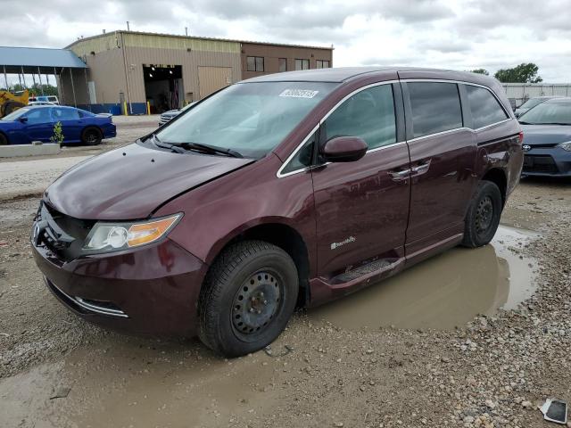 HONDA ODYSSEY EX 2014 with VIN 5FNRL5H48EB125243 - Photo from auction