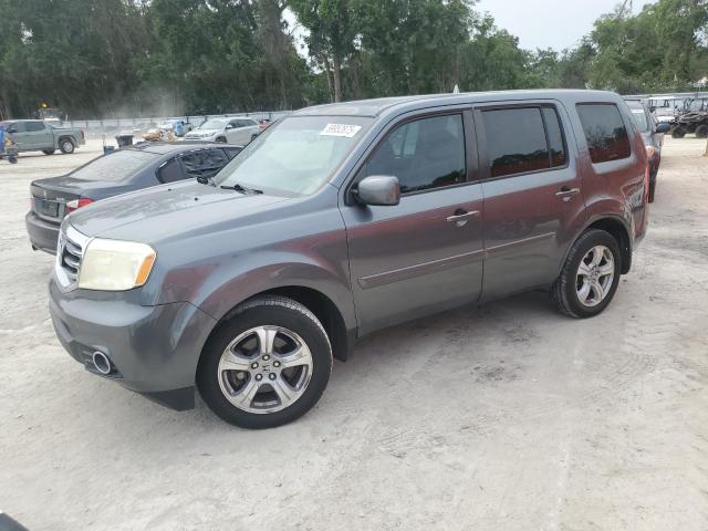 HONDA PILOT EXLN 2013 with VIN 5FNYF4H70DB019780 - Photo from auction