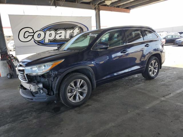 TOYOTA HIGHLANDER 2015 with VIN 5TDJKRFH9FS124662 - Photo from auction