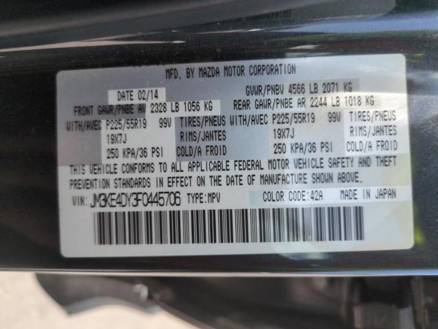Photo 14 from auction – 2015 MAZDA CX-5 GT with VIN JM3KE4DY3F0445706