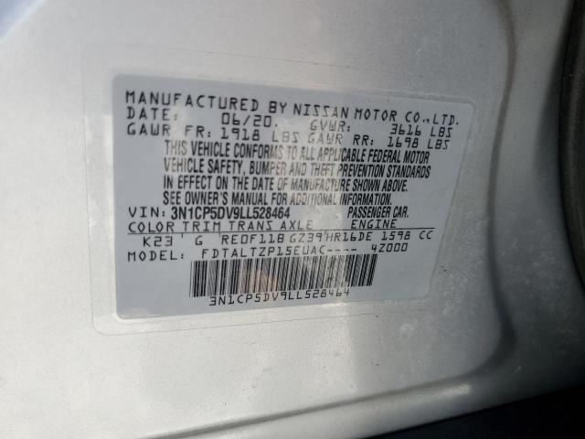 Photo 14 from auction – 2020 NISSAN KICKS SR with VIN 3N1CP5DV9LL528464