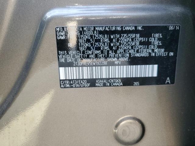 Foto 14 de la subasta – 2014 TOYOTA RAV4 LIMIT con VIN 2T3DFREV5EW192298