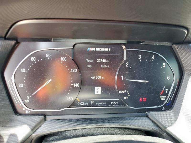Photo 9 from auction – 2020 BMW M235XI with VIN WBA13AL08L7F63158