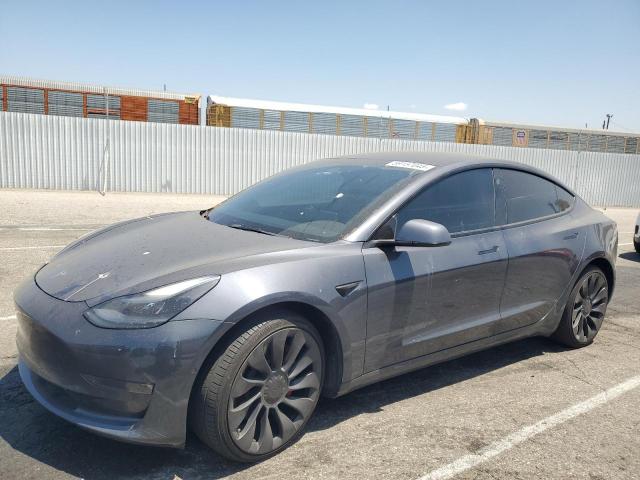 TESLA MODEL 3 2022 with VIN 5YJ3E1ECXNF318935 - Photo from auction