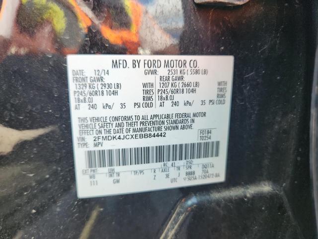 Photo 14 from auction – 2014 FORD EDGE SEL with VIN 2FMDK4JCXEBB84442