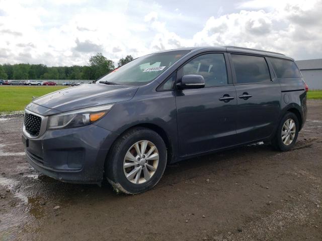 KIA SEDONA LX 2015 with VIN KNDMB5C14F6030962 - Photo from auction