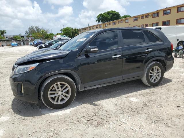 KIA SORENTO LX 2014 with VIN 5XYKT4A66EG435424 - Photo from auction