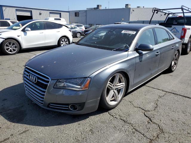 AUDI A8 L QUATT 2014 with VIN WAUR2AFD4EN014590 - Photo from auction