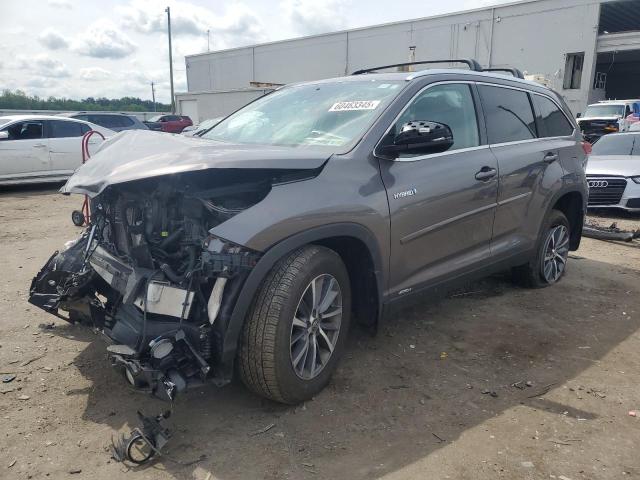 TOYOTA HIGHLANDER 2019 with VIN 5TDJGRFH5KS053696 - Photo from auction